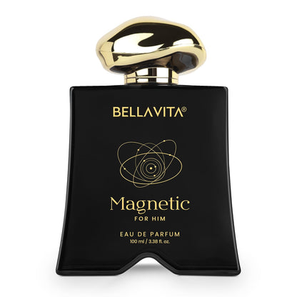 BELLAVITA Mood Collection Magnetic EDP 100ml | Long Lasting Perfume for Man | Grapefruit, Jasmine and Vanilla | Gourmand, Floral Fragrance Perfume for Men