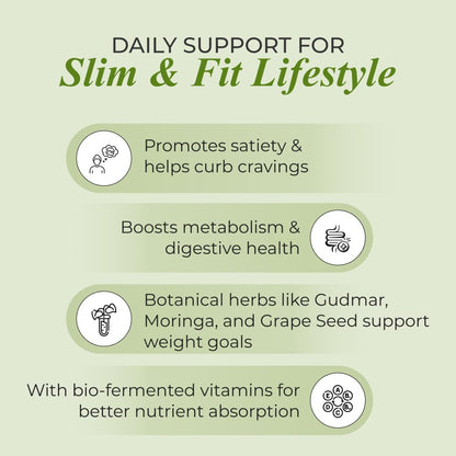 Nutrela Slim Choice Meal Replacement Protein Shake for Weight Loss- 500gm Vanilla Flavor | Weight Management supplement Powder | Goodness of Garcinia Cambogia, Rose Hips & Green Coffee Extract