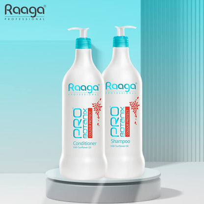 Raaga Professional Pro Botanix Color Protect Conditioner With Sunflower Oil, Blue, 1000 Ml - 1 Count