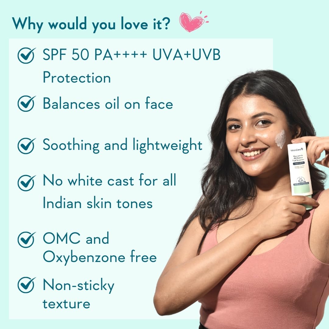 WishCare SPF 50 Sunscreen Combo for Face & Body (50gm + 200ml), All Skin Type