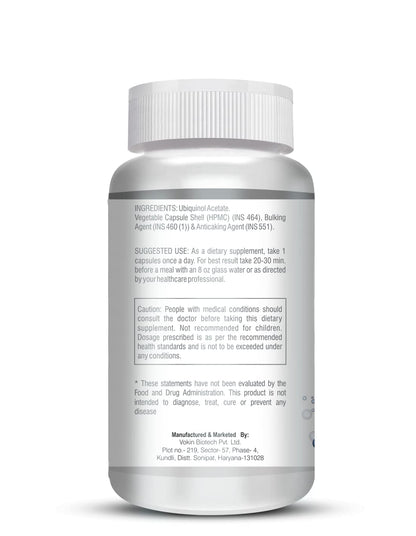 Vokin Biotech Ubiquinol - Acetate â€“ Support Heart Health (90 Capsules)