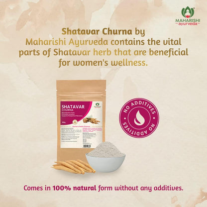 Maharishi Ayurveda Shatavar Churna - 100% Natural Supplement for Women's Health - 100 gm