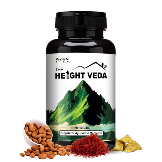Vokin Biotech Original Height Veda Supreme Formula 90 Capsules (Pack of 1)