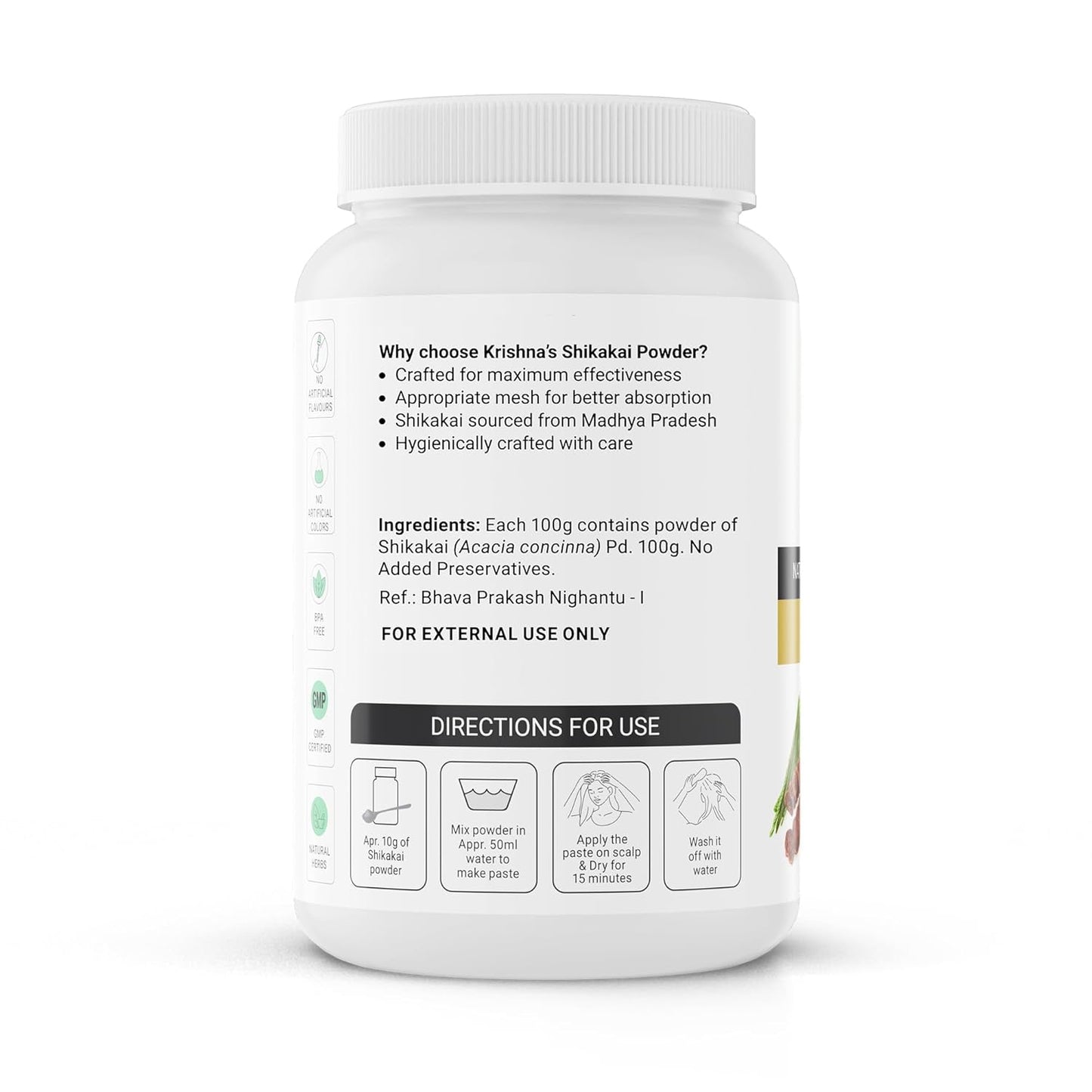 Krishnaâ€™s Shikakai Powder 100 g| Organic Shikakai Powder for Controlling Hair Fall & Dandruff