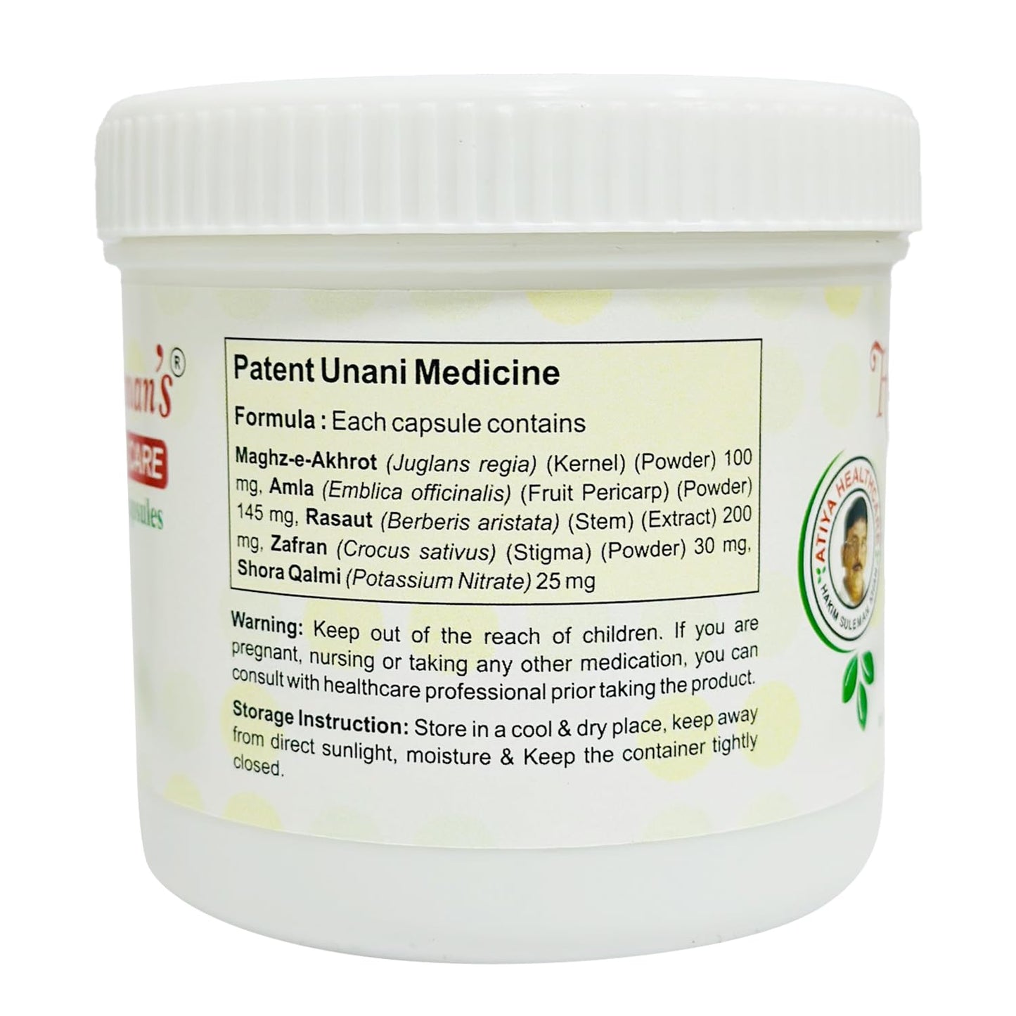 Hakim Suleman's C Care Capsule â€“ Herbal Immunity & Wellness Support, Energy & Vitality Booster