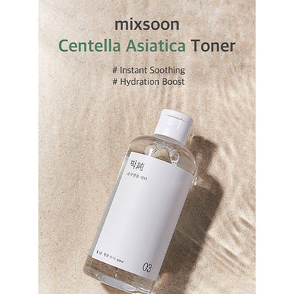 mixsoon Centella Asiatica Toner 150â€¯ml â€“ Hydrating & Soothing Korean Face Toner for Sensitive, Dry or Irritated Skin â€“ Lightweight Skin Essence & Moisture Booster