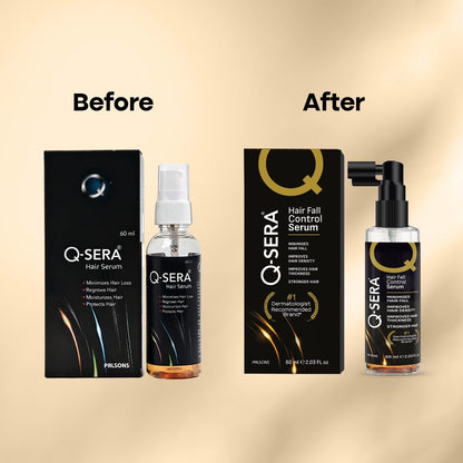 QSERA Hair Growth Serum 20 Days Hair Fall Control Solution|Dermatologist-Recommended|Strengthens Roots, And Promotes Thicker, Healthier Hair|Proven Choice| Superior Over Redensyl, For Men & Women