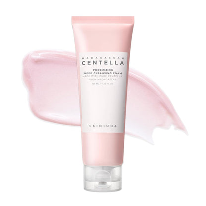 SKIN1004 Centella Poremizing Deep Cleansing Foam | Sebum Control & Pore Tightening with Kaolin & Papain for Oily Skin, 125ml