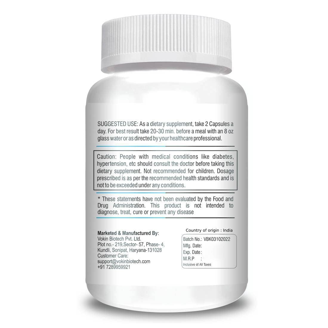 Vokin Biotech Keto Capsules Advance Weight Loss Fat Burner Supplement with (Green Tea + Garcinia Cambogia + Green Coffee) Extract 60 Capsules