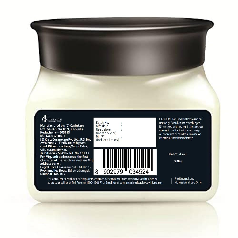 Raaga Professional Detan Advanced Cream, Suitable for All Type of Skin (Black, 500 g)
