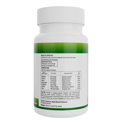 Nveda B Capsules for BP Support, Ayurvedic Product to Support Healthy Blood Pressure Levels, 60 Capsules