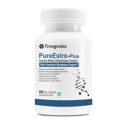 Trexgenics PureEstro-Plus Advanced Pueraria Mirifica Complex with Vital Vitamins & Minerals (Pack of 60 Veg. Capsules)