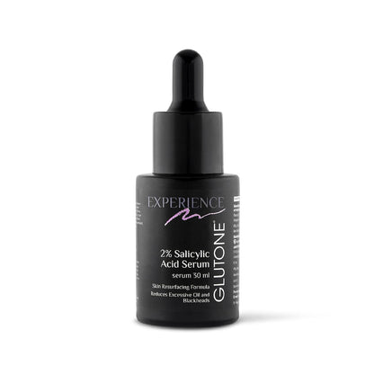 Glutone 2% Salicylic Acid Serum for oily & acne-prone skin | Reduces Excessive oil and blackheads | Gently exfoliates & Unclogs Pores | Smoothens the Skin | 30 ml