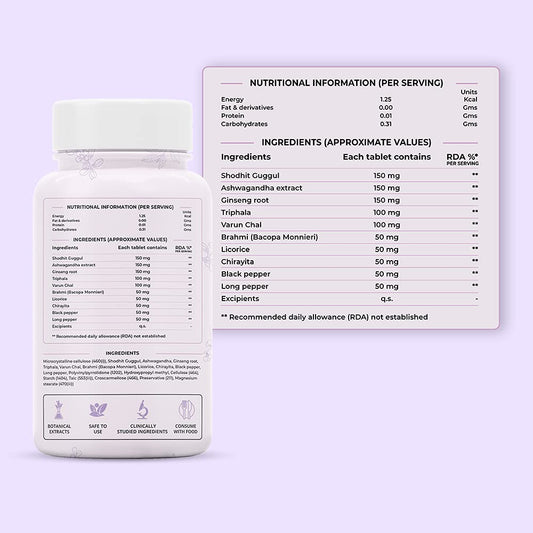 Thyro Ved | Healthy Thyroid Support | Vedic Series | For Men & Women | Organic Ingredients | 60 Tablets