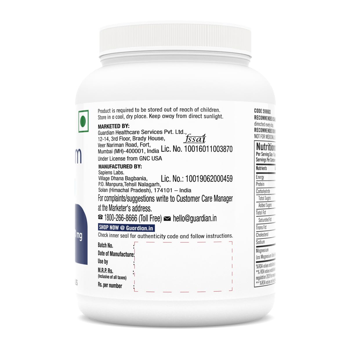 GNC Magnesium 370mg | 120 Capsules | Strengthens Bones & Teeth | Promotes Calcium Absorption | Relieves Stress Symptoms | Supports Cell Functions | Formulated in USA | 370mg Per Serving