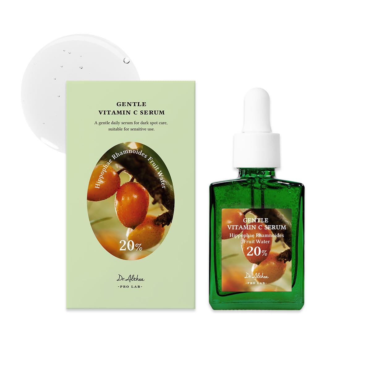 Dr.Althea Gentle Vitamin C Serum | Daily Vitamin C Serum for All Skin Types | Helps Remove Dark Spots & Uneven Skin Tone | Korean Vegan Skincare | 30ml