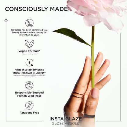 KÃ©rastase Gloss Absolu Anti-Frizz Foaming Conditioner For Bouncy, Glossy Hair | Fine To Medium Hair | 4-Days Anti-Frizz | With Hyaluronic & Glycolic Acid, Wild Rose-In-Oil | 250ml
