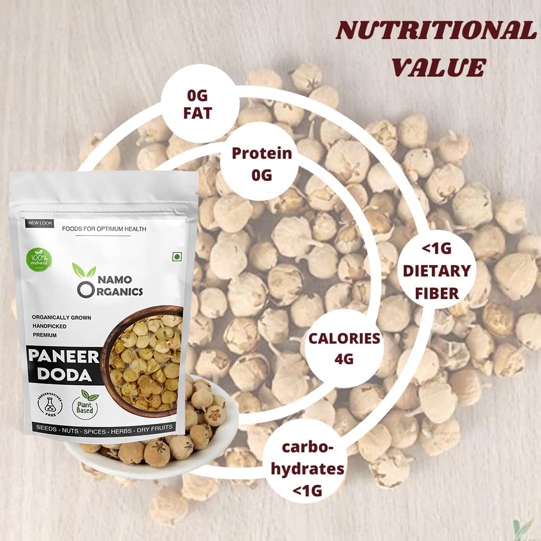 Namo Organics - Paneer Dodi Phool - Paneer Doda For Diabetes - 400 Gm