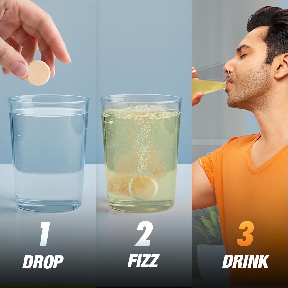 Fast&Up Reload (5 Litres) Low Sugar energy drink for Instant Hydration- 20 Effervescent Tablets with all 5 Essential Electrolytes + Added Vitamins -Certified Electrolytes Drink- Lime and Lemon flavour