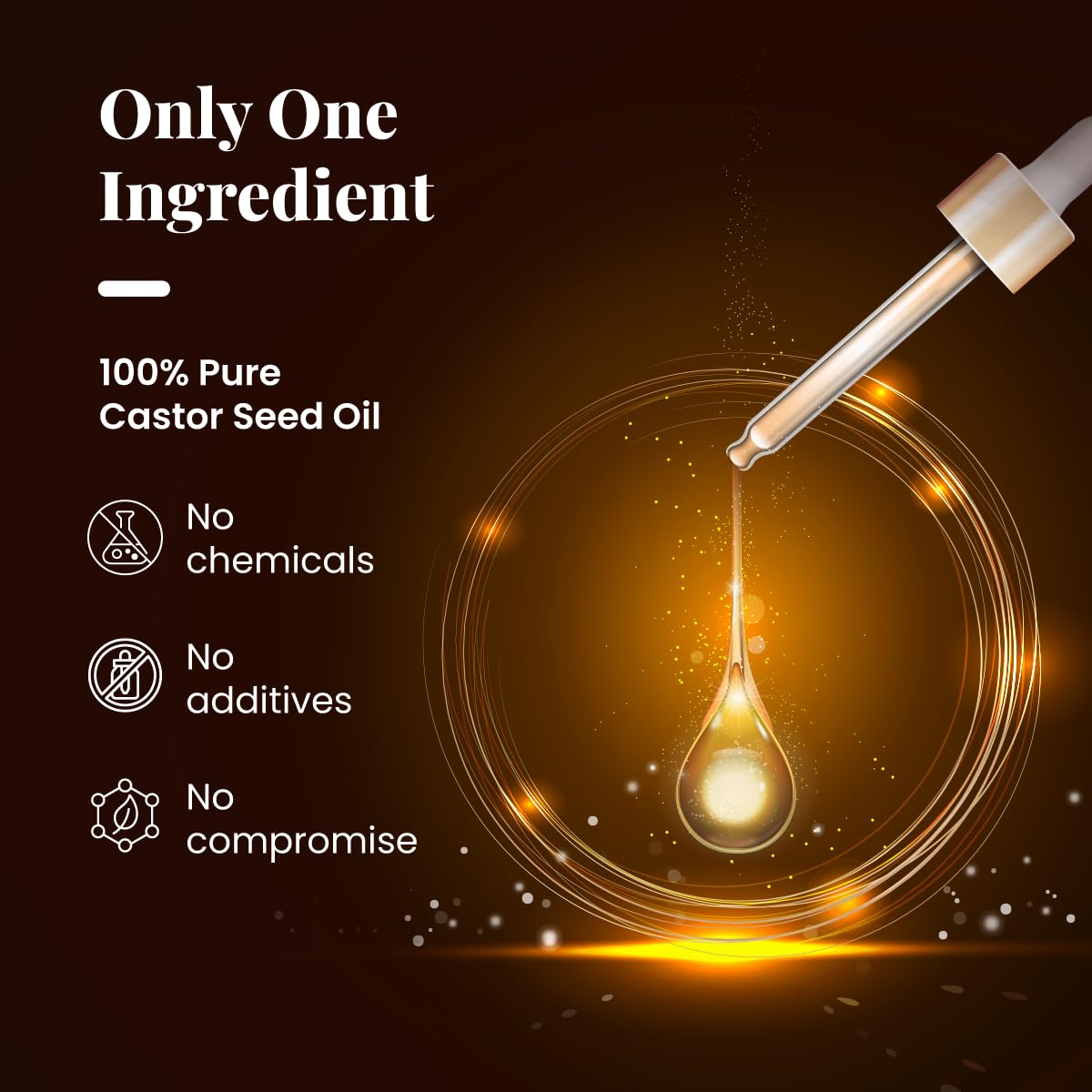 Zeelab Castor Seed Oil 200ml | 100% Pure Cold Pressed | Castor Oil for Skin, Hair Growth, Dandruff, Cleansing & Massage | Multipurpose Herbal Oil for Men & Women