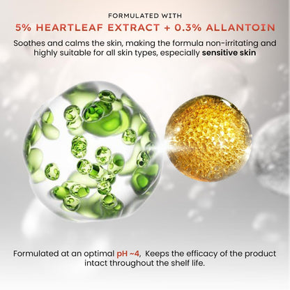 Hyphen 10% Vitamin C, 1% Vitamin E & Ferulic Acid Serum| Clinically Tested to Brighten, Treat Dark Spots & Pigmentation | 12Hr Slow Release Formula| Non-Irritating, Suitable for Sensitive Skin â€“ 20ml