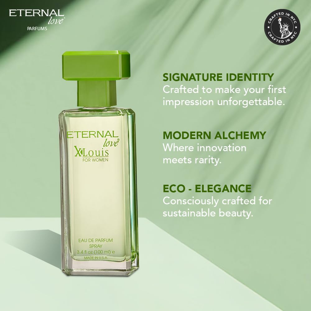 Eternal Love â€“ XLouis Eau De Parfum Women | Long-Lasting Perfume | Floral & Fruity Harmony | Travel-Friendly Grooming Essential | Refreshing Floral Scent | All-Day Freshness | 100ml