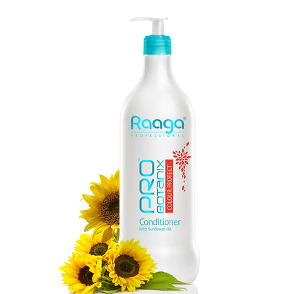 Raaga Professional Pro Botanix Color Protect Conditioner With Sunflower Oil, Blue, 1000 Ml - 1 Count