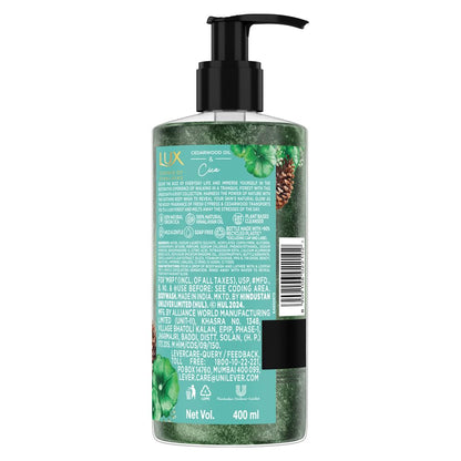 Lux Essence of Himalayas | Cedarwood Oil & Cica|100% Natural himalayan oil | Soothing Body Wash 400 ml