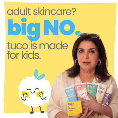 TucoÂ® Kids Alcohol-free sanitizer | Perfect for fighting germs | Made with Tulsi, Neem, Clove | For kids 4-10, 2-5, 10-15 years | SLS & Paraben free | 50ml-Pack of 1