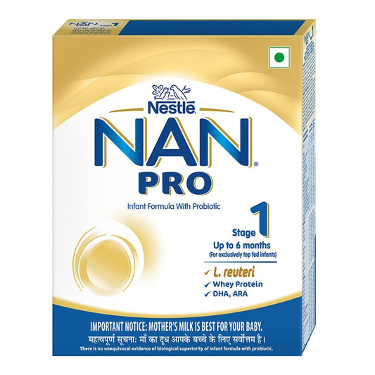 NestlÃ© NAN PRO 1 Infant Formula with Probiotic (Up to 6 months), Stage 1-400g Pouch in Box