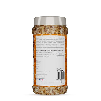 Neuherbs 3-in-1 Raw & Unroasted Protein Seeds Mix 200gm | Diet Snacks | Super Seeds Mix For Eating | Healthy Food For Weight Management