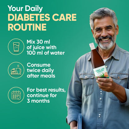Dr. Vaidyaâ€™s Diabex Juice for Diabetic Care | Ayurvedic Diabetes Juice with Karela, Jamun & Neem | Helps Manage Blood Sugar Levels | No Added Sugar or Artificial Flavours | 950ml