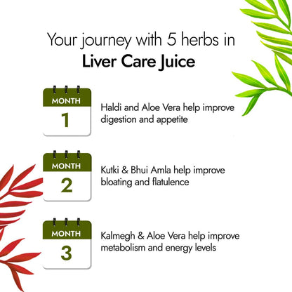 Kapiva Liver Care Juice (1L) | Anti-oxidant Rich Supplement With 5 Ayurvedic Herbs | Supports Fatty Liver Management & Detox