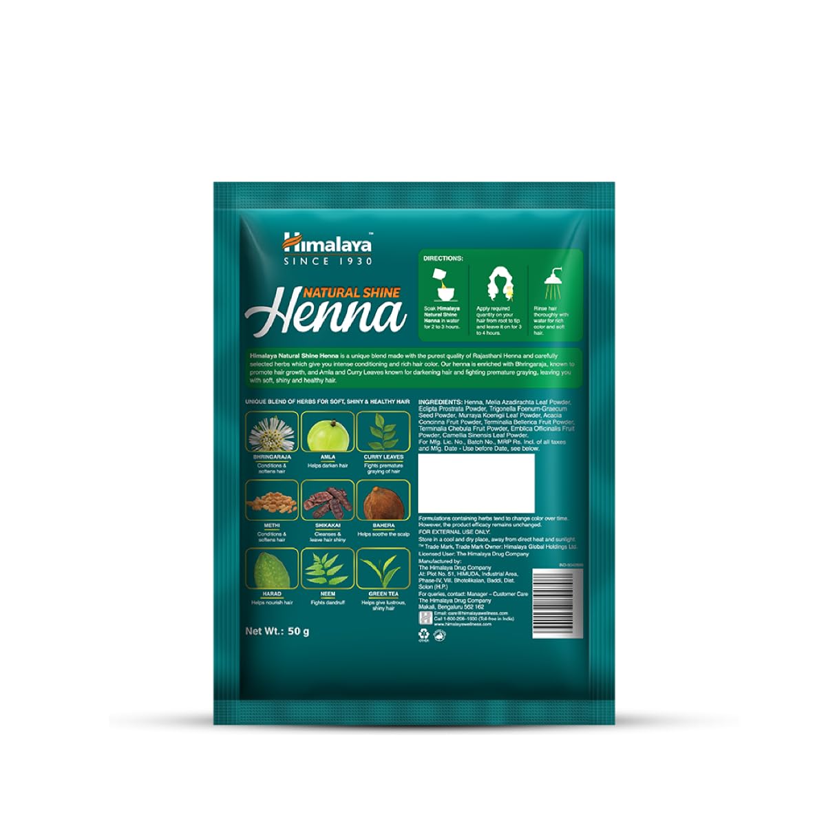 Himalaya Natural Shine Henna, 120G