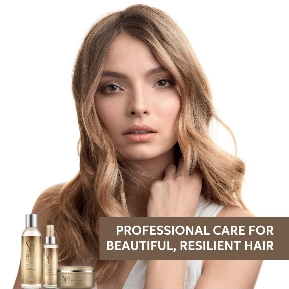 Wella Professionals SP LuxeOil Keratin Protect Shampoo | Lightweight Luxurious Cleansing | Hair Strengthening | With Argan, Jojoba & Almond Oil
