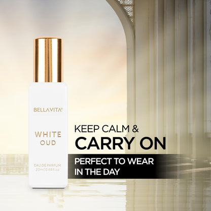 Bella Vita Luxury White Oud & Honey Oud | Long Lasting Perfume | Perfume for Man & Woman | EDP 2x20ml | Honey, Lemon & Patchouli | Premium Fragrance