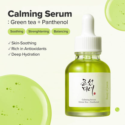 [Beauty of Joseon] Calming Serum (30ml) â€“ Lightweight Soothing Face Serum for Redness Relief, Daily Hydration & Sensitive Skin Care