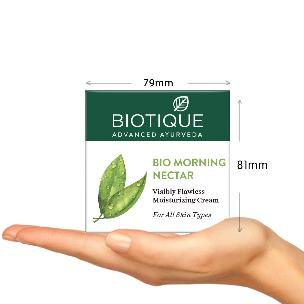 Biotique Morning Nectar Nourish & Hydrate Moisturizing Cold Cream For Visibly Flawless Skin, 50g
