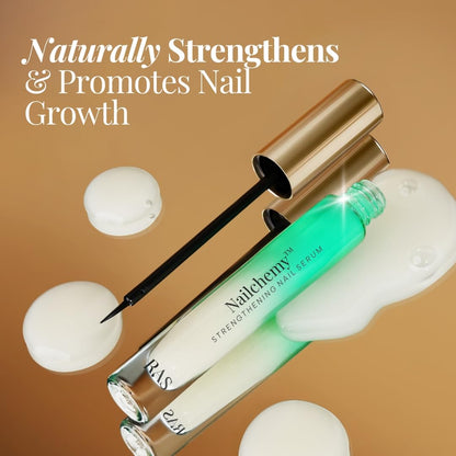 RAS Luxury Oils Nailchemy Nail Strengthening Serum | Nail Growth & Repair Serum for Healthy, Long Nails | Keratin & Collagen Formula for Brittle & Damaged Nails | Nail Growth & Strengthener