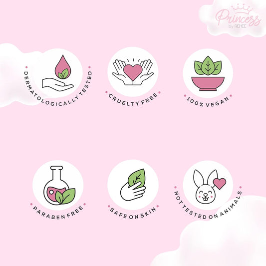 RENEE Princess Snowball Pink Lip Balm | For Pre-Teen Girls | Enriched with Shea Butter, Cocoa Butter & Vitamin E | Cruelty-Free & Vegan | 3Gm