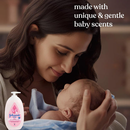 Johnson's Baby Lotion | 100% Natural Plant Oil Based | 24H Moisturized & Soft Skin | 500ml
