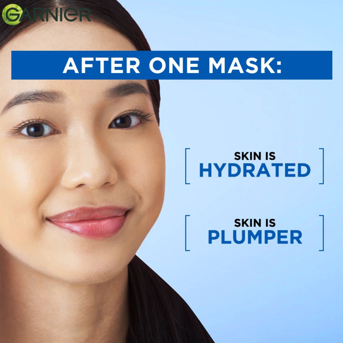 Garnier Skin Naturals, Serum Mask, Hydrating & Soothing, Hydra Bomb Pomegranate Mask, 1 pc, 28g
