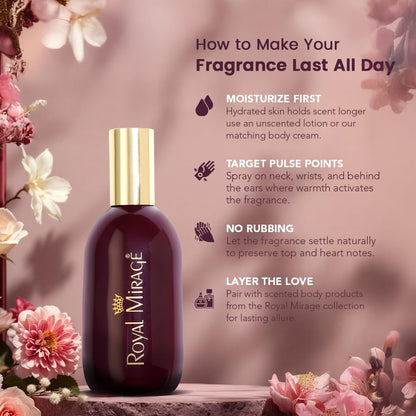 Royal Mirage Original EDC | Unisex Fragrance | Long-Lasting Eau De Cologne | Refreshing & Elegant Scent | Everyday Use Perfume | Fresh & Woody Fragrance | All-Day Freshness | 120ml