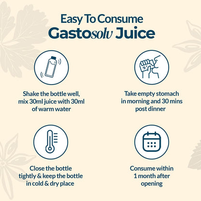Krishnaâ€™s Gastosolv Juice 1000 ml | Ayurvedic Digestive Tonic | Helps Relieve Acidity, Gas & Bloating | Natural Gut Health Support