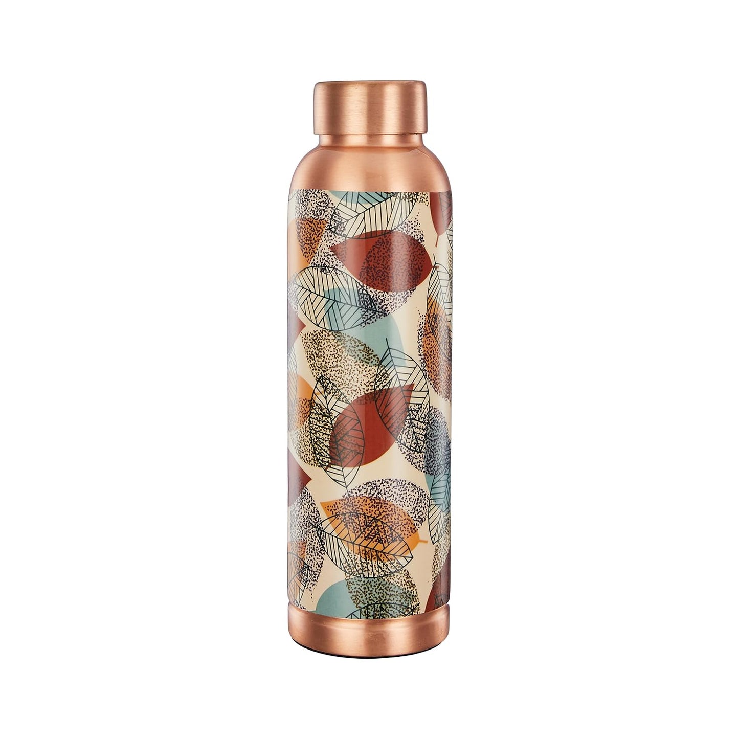 Solimo Copper Leak-Proof Meenakari Bottles | 950 ml | Pure Copper | Traditional Art Design | Daily Wellness Bottle