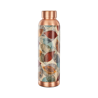 Solimo Copper Leak-Proof Meenakari Bottles | 950 ml | Pure Copper | Traditional Art Design | Daily Wellness Bottle
