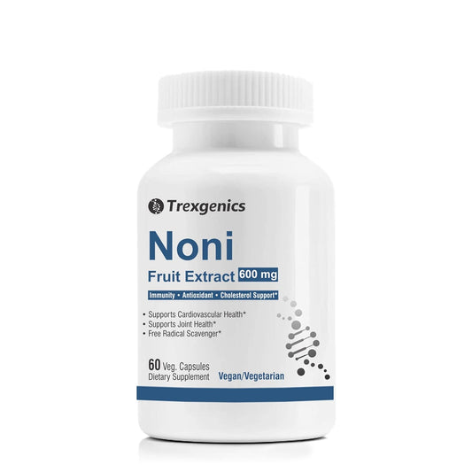 TrexgenicsÂ® NONI extract 600 mg Premium Immunity, Antioxidant, Cholesterol Support (60 Vcaps) (1)