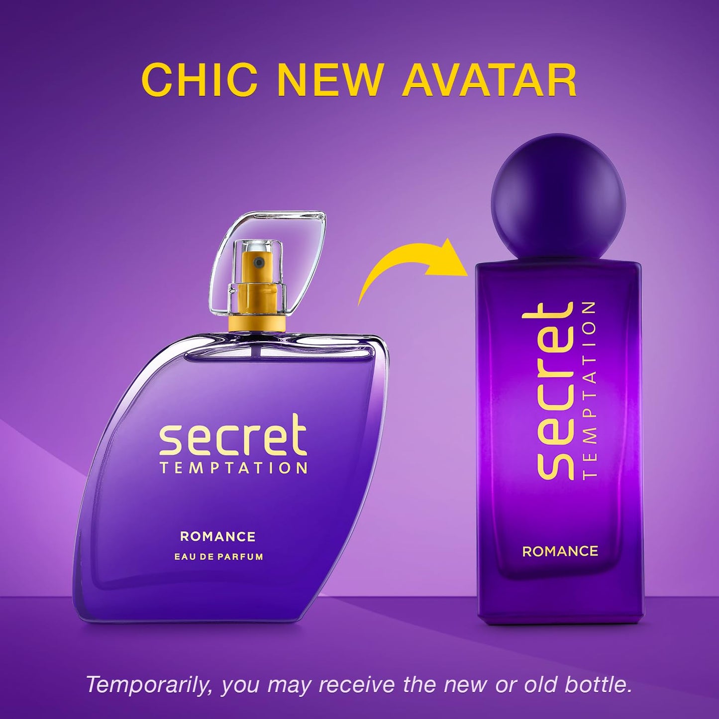 Secret Temptation Romance Eau De Parfum for Women, Long Lasting Chypre Green Everyday Wear Fragrance 100 ml