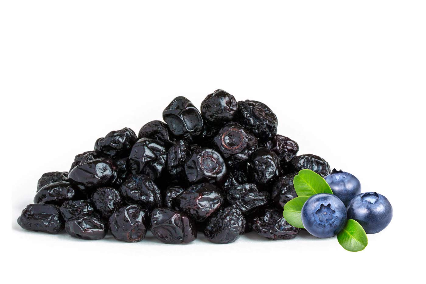RiTrue - Original No Refined Sugar Blueberry (Seedless) - 250 Gm Jar - No Additives Blueberries Dry Fruits blue berry