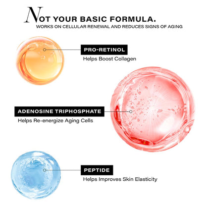 Novology Pro-Lift Cellular Restoration Anti-Ageing Serum with 5.3% Pro Retinol + Adenosine Triphosphate + Peptides| For Firmer Skin, Reduces Fine Lines & Wrinkles| 28 ML